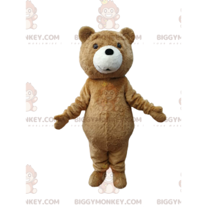 Costume de mascotte BIGGYMONKEY™ d'ourson marron. Costume