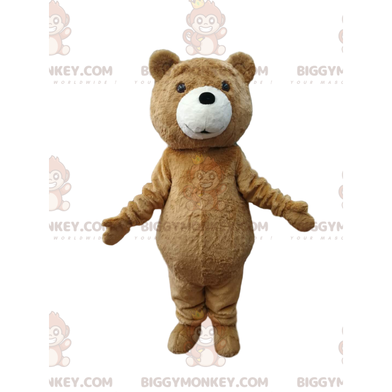 Brown Cub BIGGYMONKEY™ maskotkostume. Brun bjørn kostume -