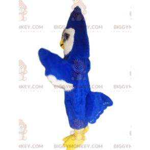 Costume de mascotte BIGGYMONKEY™ d'oiseau bleu majestueux.