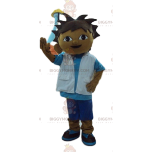Disfraz de mascota Little Explorer Boy BIGGYMONKEY™. disfraz de
