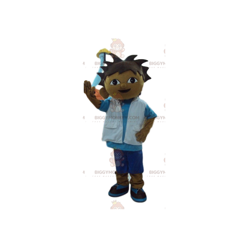 BIGGYMONKEY™-mascottekostuum voor kleine ontdekkingsreiziger.