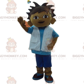 Disfraz de mascota Little Explorer Boy BIGGYMONKEY™. disfraz de