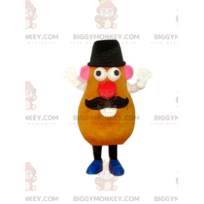 BIGGYMONKEY™ Maskottchenkostüm des berühmten Mr. Potato Head.