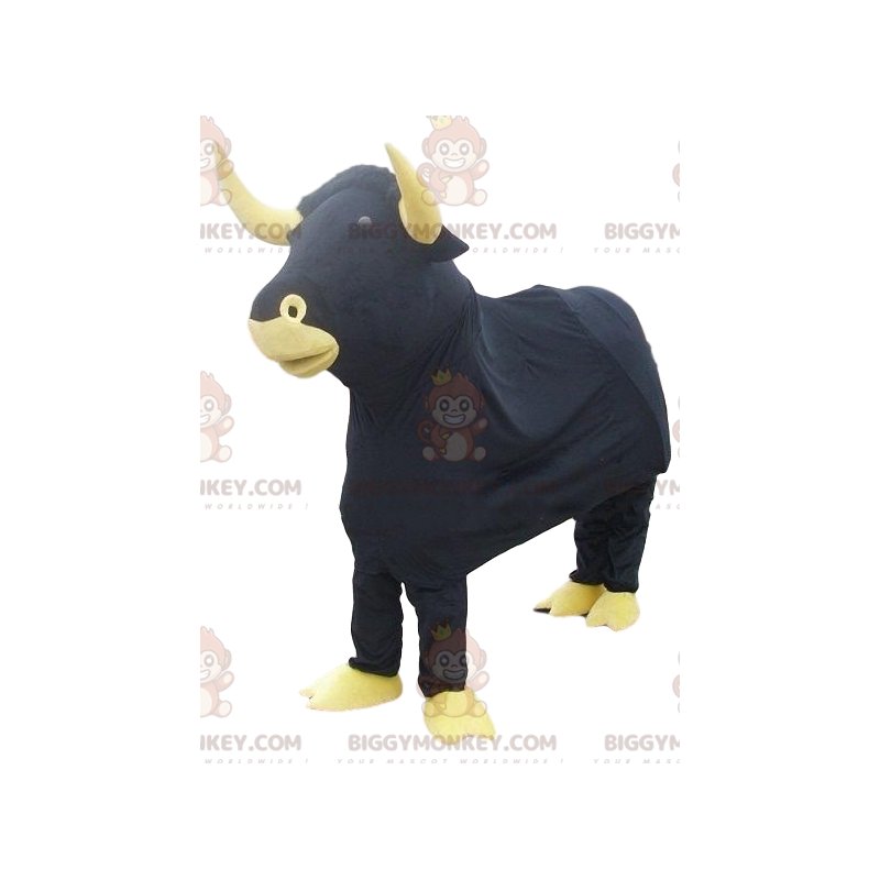 Black Bull BIGGYMONKEY™ Mascot Costume. bull costume –