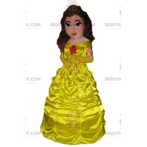 Kostium maskotki Princesee BIGGYMONKEY™ z piękną żółtą