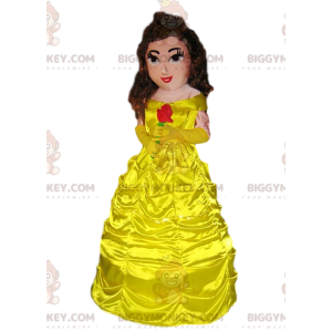 Princesee BIGGYMONKEY™ mascot costume with a beautiful yellow