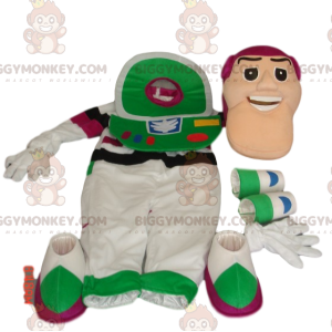 Kostým maskota kosmonauta BIGGYMONKEY™. Kosmonautský oblek –