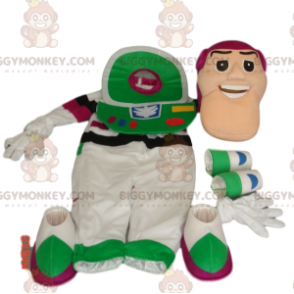 Kosmonaut BIGGYMONKEY™ maskotkostume. Kosmonautdragt -