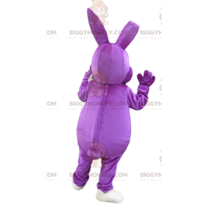 Very Happy Purple Rabbit BIGGYMONKEY™ maskottiasu. pupu puku -