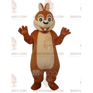 Costume de mascotte BIGGYMONKEY™ d'écureuil émerveillé. Costume