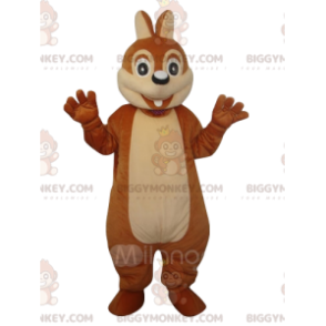 Costume da mascotte scoiattolo meravigliato BIGGYMONKEY™.