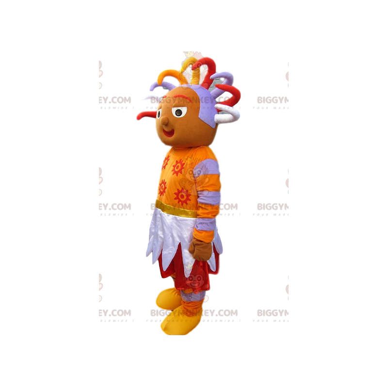 Costume de mascotte BIGGYMONKEY™ de personnage orange