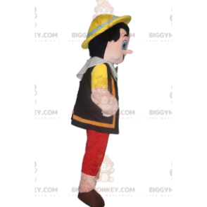 BIGGYMONKEY™ costume mascotte di Pinocchio con il suo cappello