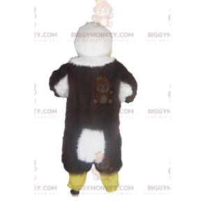 Golden eagle BIGGYMONKEY™ mascot costume with beautiful