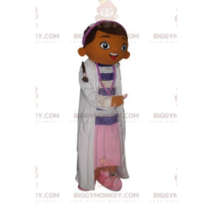 BIGGYMONKEY™ Kleines brünettes Maskottchen-Kostüm im
