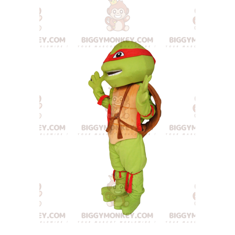 Traje de mascote BIGGYMONKEY™ de Raphael - a fabulosa Tartaruga