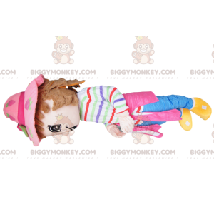 Costume de mascotte BIGGYMONKEY™ de petite fille coquette -