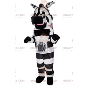 Fantastisk og sjov zebra BIGGYMONKEY™ maskotkostume. -