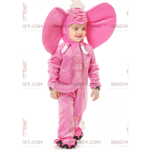 Fato de elefante rosa com tromba grande – Biggymonkey.com