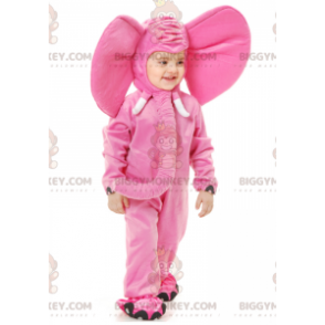Ροζ στολή ελέφαντα με μεγάλο μπαούλο - Biggymonkey.com