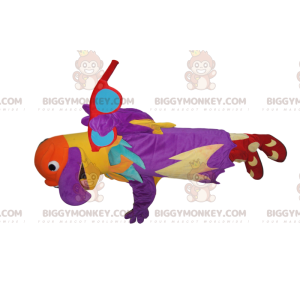 BIGGYMONKEY™ Costume da mascotte aquila multicolore con