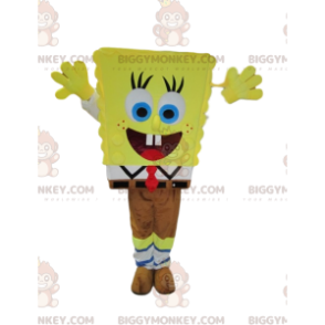 Costume de mascotte BIGGYMONKEY™ de Bob l'Eponge hilarant.