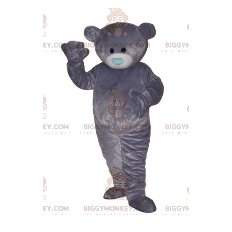 Costume de mascotte BIGGYMONKEY™ d'ours tout doux, avec son
