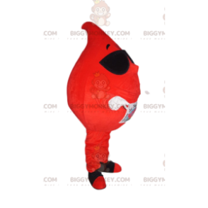 Playful Blood Drop BIGGYMONKEY™ Mascot Costume With Sunglasses