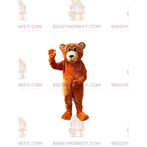 Costume de mascotte BIGGYMONKEY™ d'ours brun très attachant -