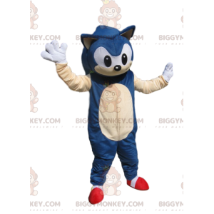 Traje de mascote BIGGYMONKEY™ de Sonic the Blue Sega Super