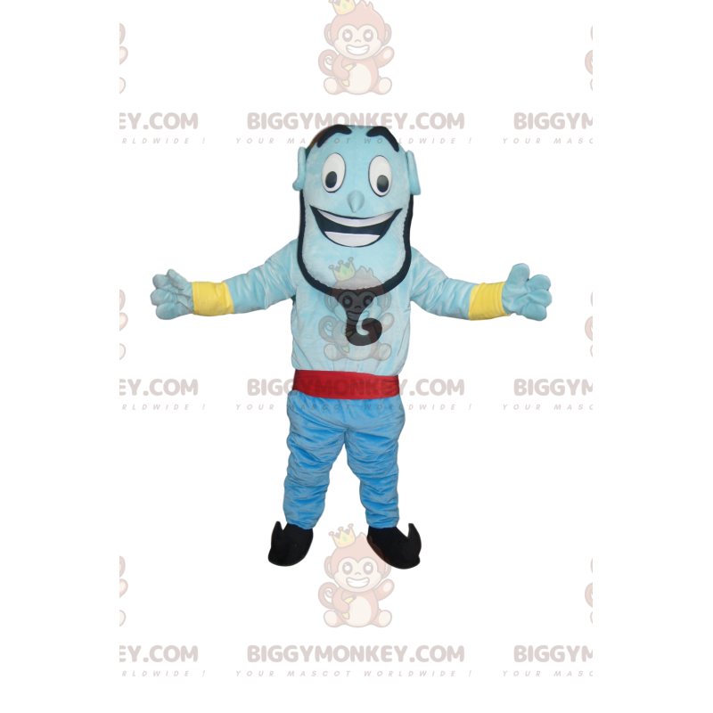 Traje de mascote muito alegre do gênio Aladdin BIGGYMONKEY™ –