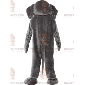 Disfraz de mascota BIGGYMONKEY™ Elefante gris y blanco con