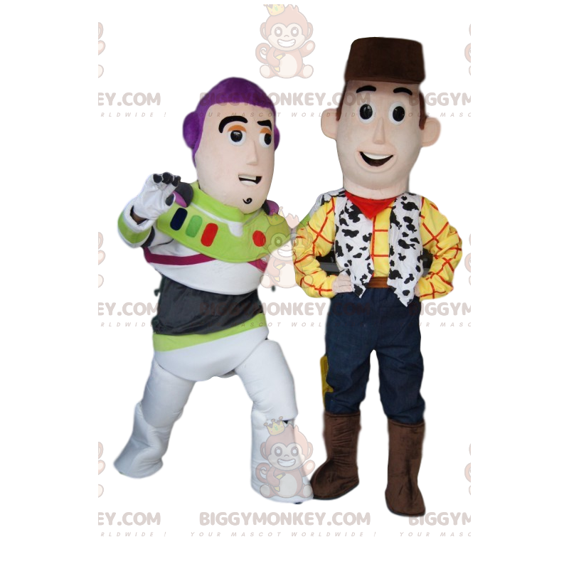 BIGGYMONKEY™-maskottiduo Woody ja Buzz Lightyear, Toy Storysta