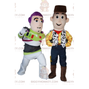 BIGGYMONKEY™s mascot duo of Woody and Buzz Lightyear, from Toy