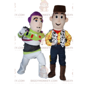 BIGGYMONKEY™s maskotduo av Woody och Buzz Lightyear, från Toy
