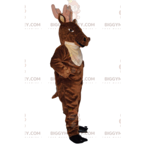 Costume de mascotte BIGGYMONKEY™ de cerf majestueux avec un