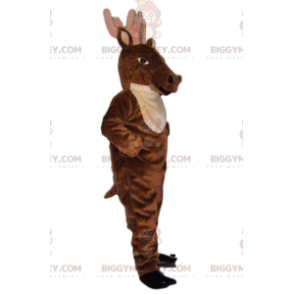 BIGGYMONKEY™ maskottiasu Majestic Deer kauniilla hymyllä -