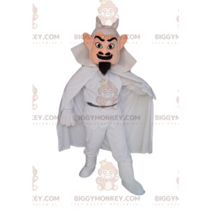 Kostium maskotki diabła BIGGYMONKEY™ z białym garniturem -