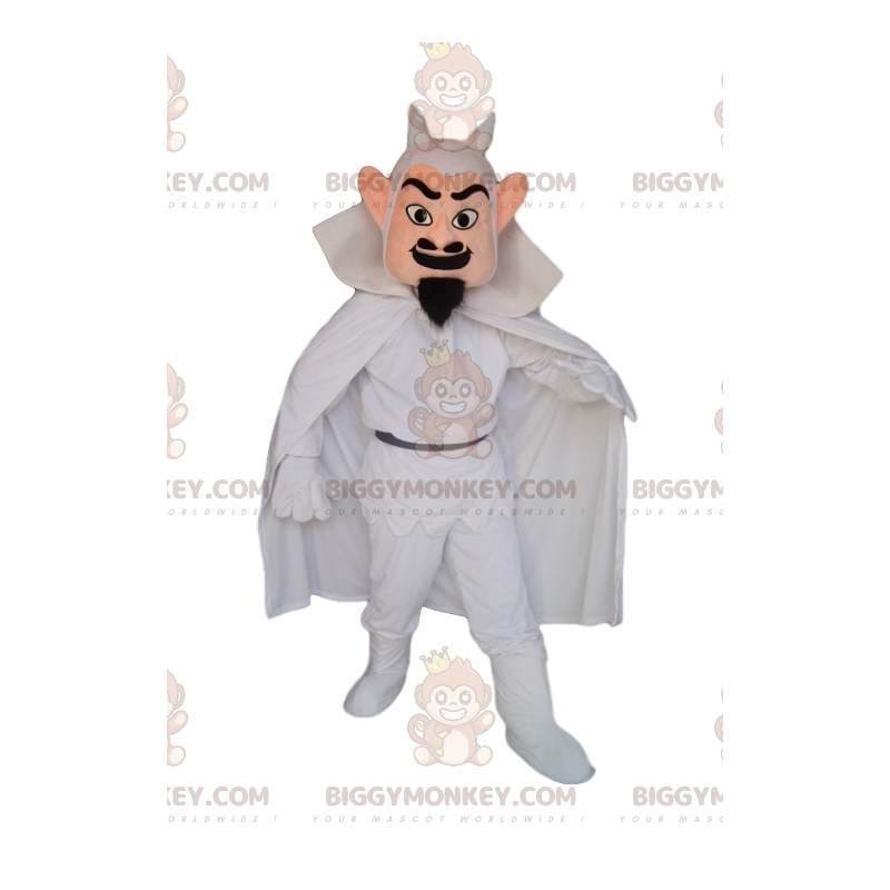 Devil BIGGYMONKEY™ Mascot Costume with White Suit -