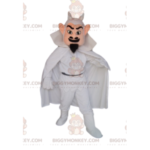 Traje de mascote Devil BIGGYMONKEY™ com terno branco –