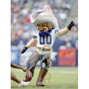 BIGGYMONKEY™ Cowboy Mascot Costume In Traditional Garb –