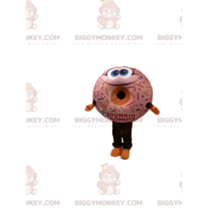 Traje de mascote de Donut BIGGYMONKEY™ muito sorridente com