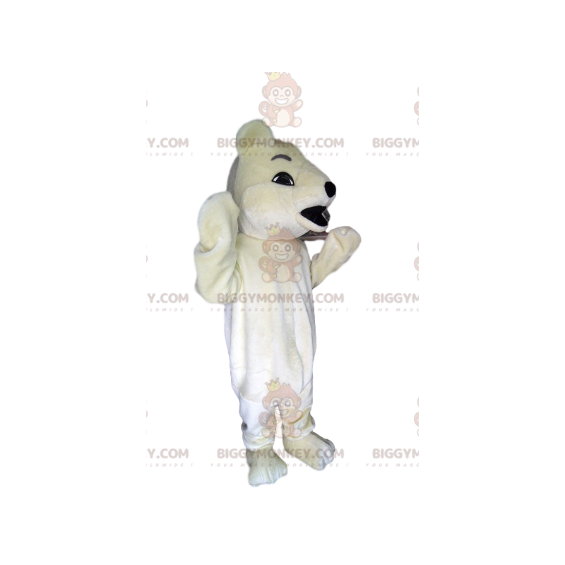 BIGGYMONKEY™ ijsbeer mascotte kostuum. ijsbeer kostuum -