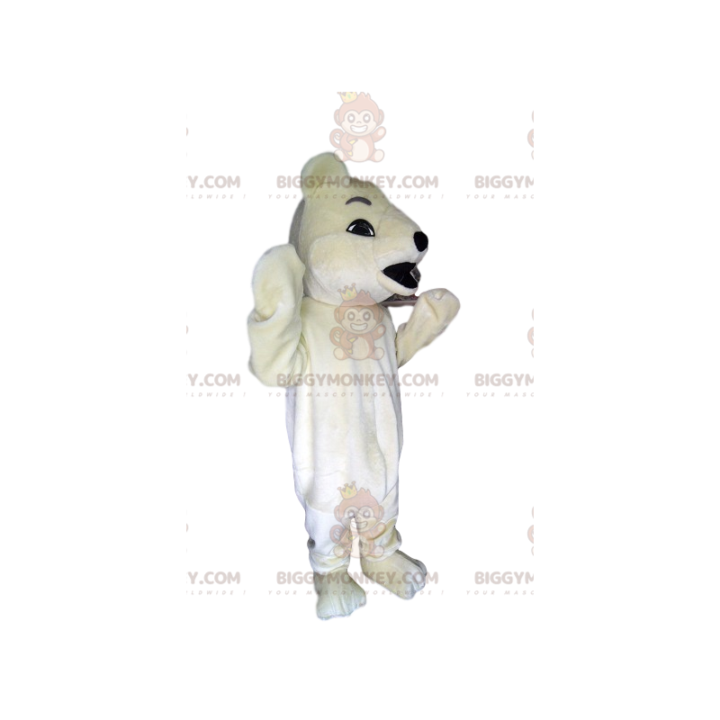 BIGGYMONKEY™ polar bear mascot costume. polar bear costume –