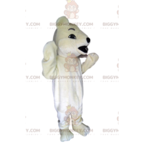 Costume da mascotte orso polare BIGGYMONKEY™. costume da orso