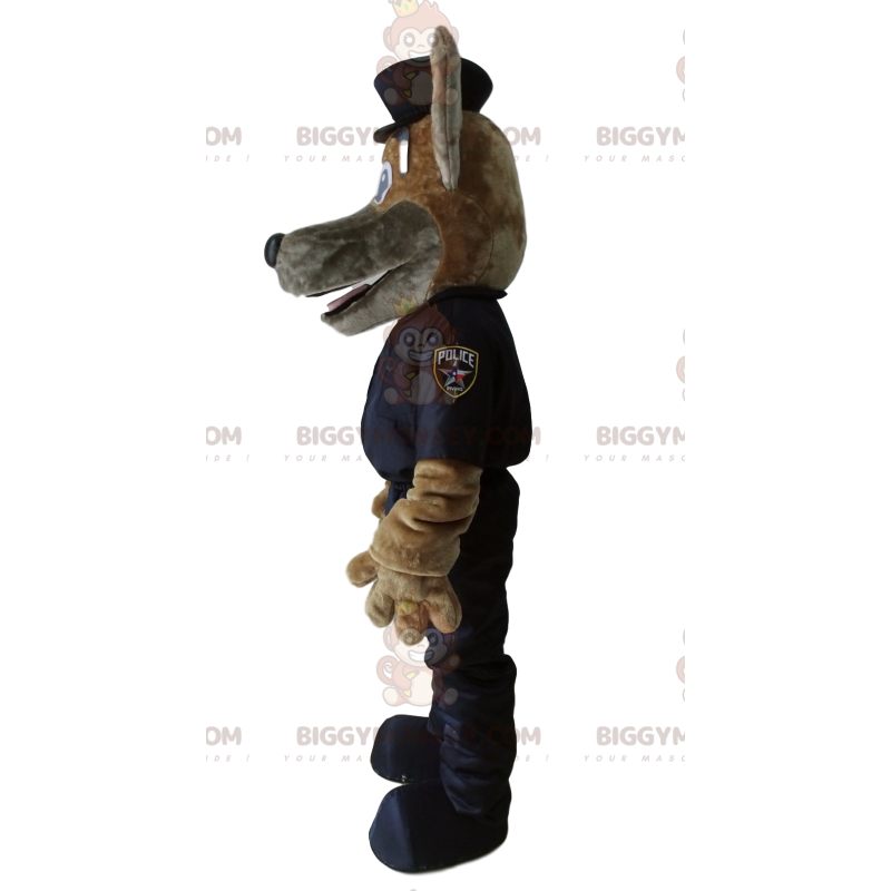 Costume de mascotte BIGGYMONKEY™ de chien marron avec une tenue