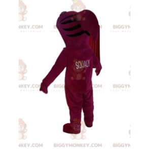 BIGGYMONKEY™ maskotdräkt fuchsiahaj med stor käke - BiggyMonkey