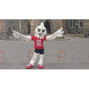 2015 FIFA White Owl BIGGYMONKEY™ maskotdräkt - BiggyMonkey