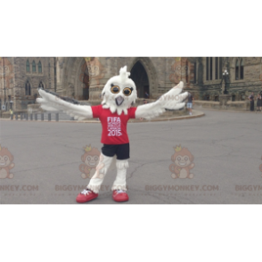 Costume da mascotte FIFA White Owl BIGGYMONKEY™ 2015 -