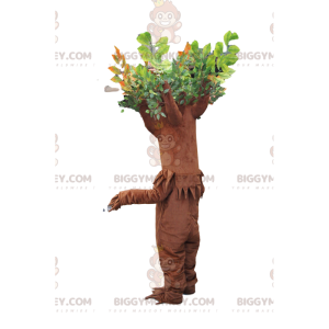 BIGGYMONKEY™ Costume da mascotte Albero marrone con fogliame